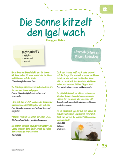 Das Kita-Jahreszeitenbuch Spiellieder & Klanggeschichten - Klett Kita